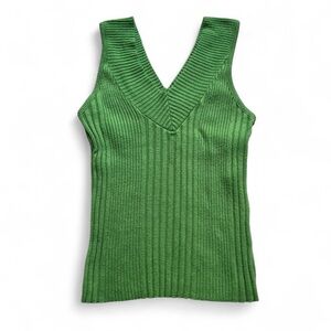 It's Our Time Vibrant Green Knit Top